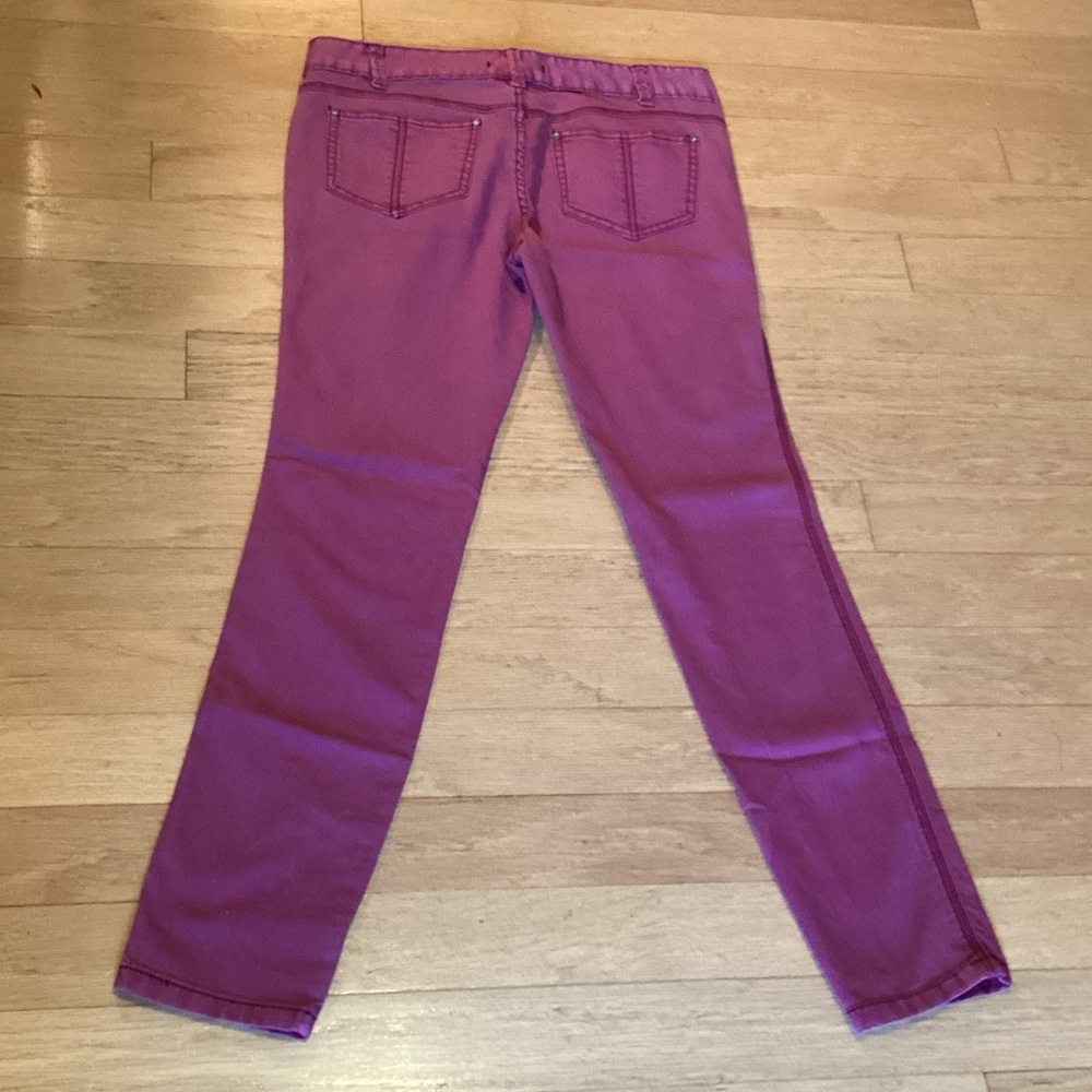 Free People Vibrant Purple Skinny Jeans - Picture 4 of 6